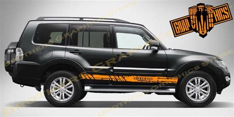 Sport Sticker Decal Side Door Stripes For Mitsubishi Pajero X Etsy