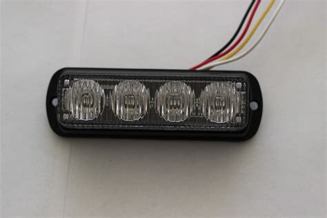 Hf148 3w Bright Dual Color Safety Car Grille Led Strobe Light Warning