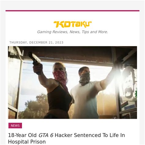 18 Year Old GTA 6 Hacker Sentenced To Life In Hospital Prison Kotaku