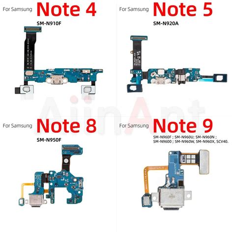 Aiinant Usb Charger Sub Board Dock Charging Port Flex Cable For Samsung