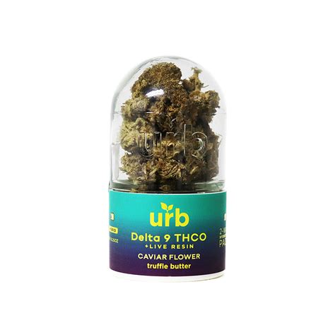 URB Truffle Butter Delta 9 THCO Live Resin Caviar Flower CBD PHARM