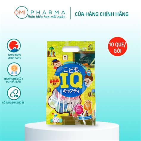 Kẹo Mút IQ Unimat Riken Thực Phẩm Bổ Sung DHA Cho Bé Yuwa Nhật Bản 10