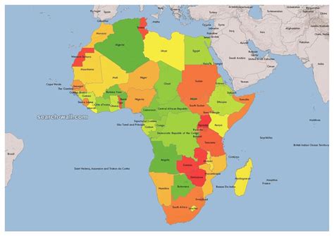 Sub Saharan Africa Map Labeled 2024 Schedule 1