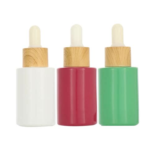 60ml Frosted Glass Dropper Bottle With Bamboo Lid 1oz Essential Oil Bottle Buy Hair Oil Bottle