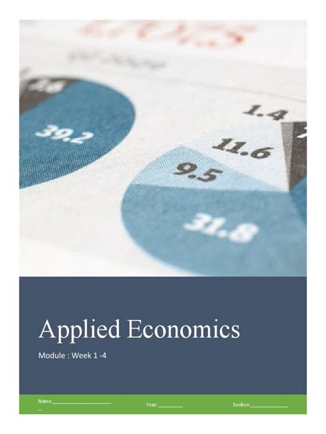 Module Applied Eco Pdf Demand Price Elasticity Of Demand
