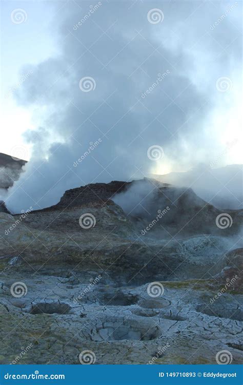 The Geysers at Sol De La Manana Stock Image - Image of destination, potosi: 149710893