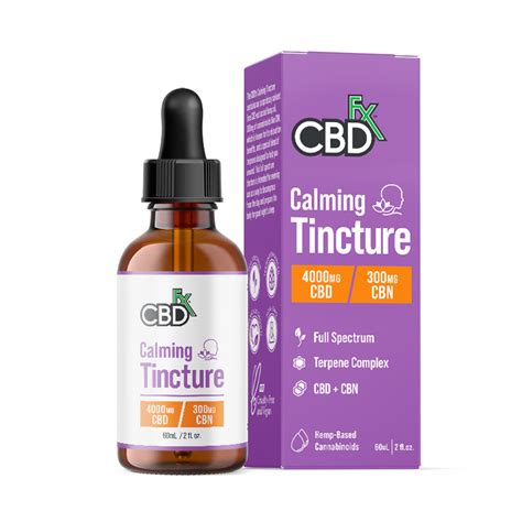 Cbn Cbd Calming Tincture For Sleep 4000mg