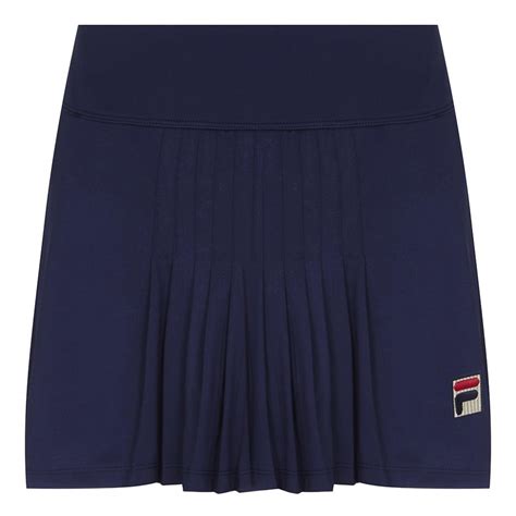 Fila Womens Pleated Skort Navy Tennisnuts