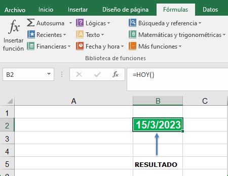 LA FUNCIÓN HOY EN EXCEL EXCELFULL