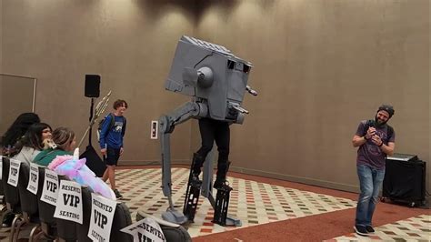 AT-ST Cosplay Terrificon 2022 - YouTube