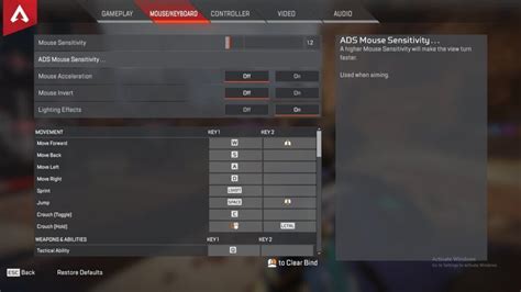 Best Apex Legends Keybinds For Pc In Gameriv