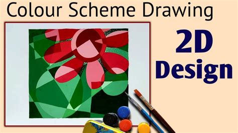 Colour Scheme Drawing 2d Design Drawing For Elementary And Intermediate Grade Exam Youtube