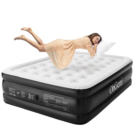 Queen Air Mattress With Built In Pump For Guest 18 Tall Inflatable