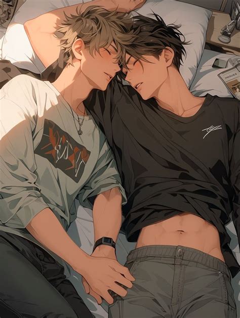 Rollin In Cute Couple Art Cute Anime Couples Cute Gay