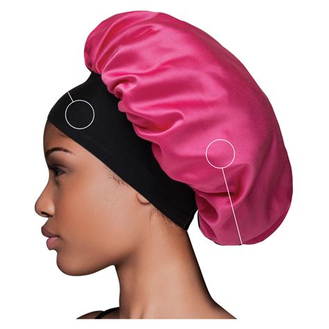 Evolve Satin Wide Edge Fuchsia Bonnet Bath And Beauty Fast Delivery By
