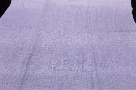 Sex vita linnehanddukar i damastväv 65x47 cm Linne Lump i Laxå AB Textilier