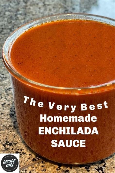 The Best Enchilada Sauce Recipe Mexican Food Recipes Mexican Food Recipes Easy Homemade