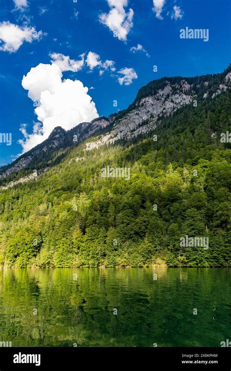 Boat trip on Königssee Königssee Berchtesgadener Land Bavaria