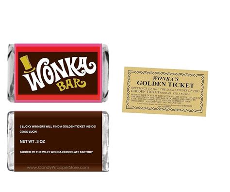 Willy Wonka And The Chocolate Factory Chocolate Bar