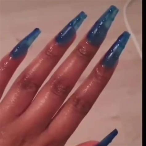 3d Rain Drop Effect Nails Etsy