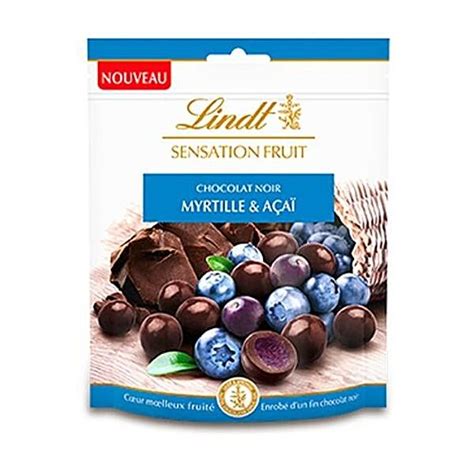 Buy Lindt Sensation Fruit Chocolate Noir Myrtille Acai Blueberry