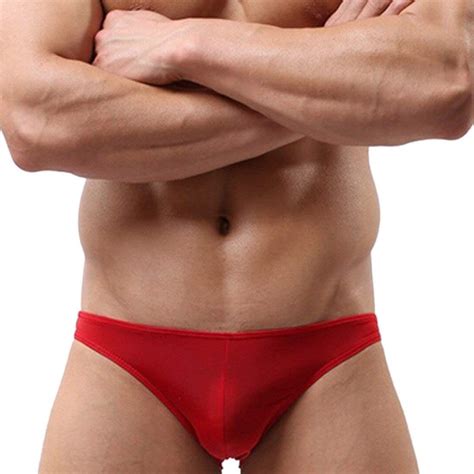 Bobolily Ropa Interior Gay De Baja Calzoncillos De Cintura Especial