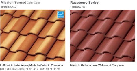 Roof Tile Colors Choose A Color For Your Roof