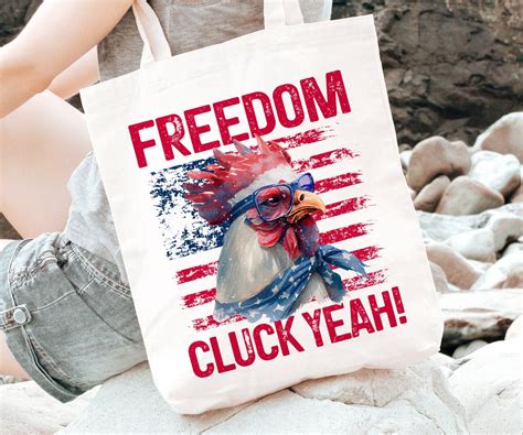 Freedom Cluck Yeah Png Funny Chicken Pun Th Of July T Shirt Design