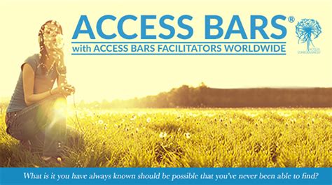 Welcome To The Access Bars Access Consciousness