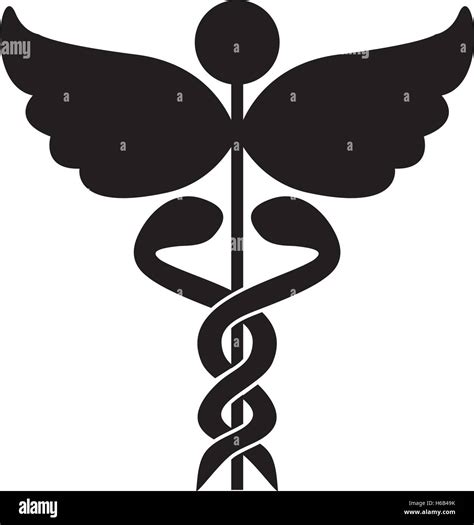 Asclepius Rod Icon Image Stock Vector Image Art Alamy