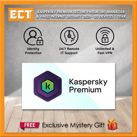 Kaspersky Premium Secure Password Manager And Vault Internet Security