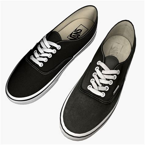 3D model Vans authentic collection - new and worn look - TurboSquid 2016337