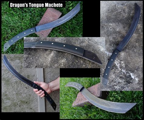 Our Dragons Tongue Machete Tactical Swords Knife Sword