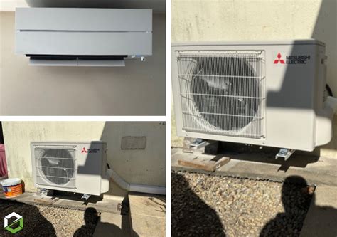 Installation dune pompe à chaleur air air Mitsubishi Electric