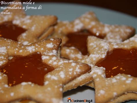 Cucinareblog It Stelle Di Biscotto Con Miele E Marmellata