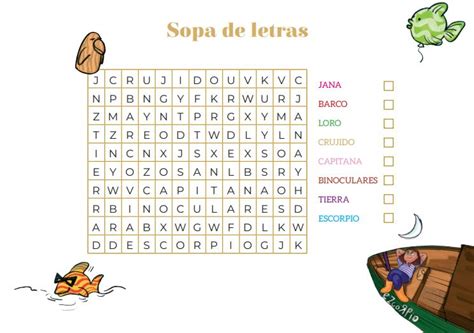 Sopas De Letras Cuentos X Contar