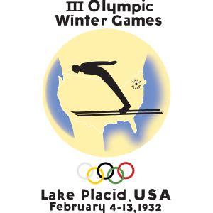 Lake Placid Olympic Logo Poster Design Look Of The Games