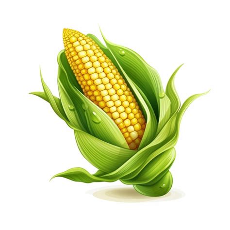 Premium Vector Corn Cartoon Vector