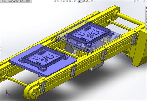 【非标数模】托盘传送定位与挡块机构3d模型图纸 Solidworks设计solidworks 仿真秀干货文章