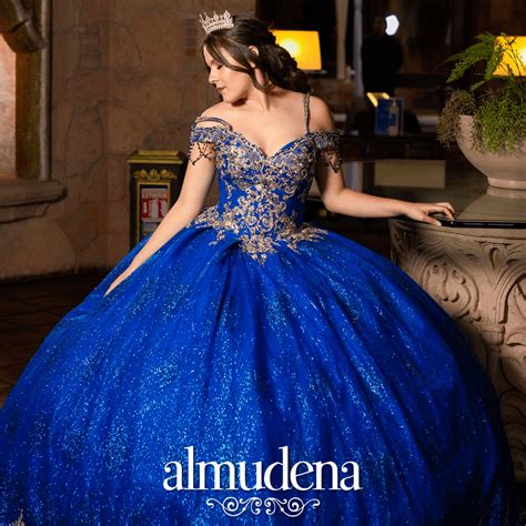 Vestido De Quinceañera Azul Rey Ph