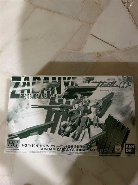 Hg High Grade Zabanya Gundam Final Battle Ver Hobbies Toys Toys