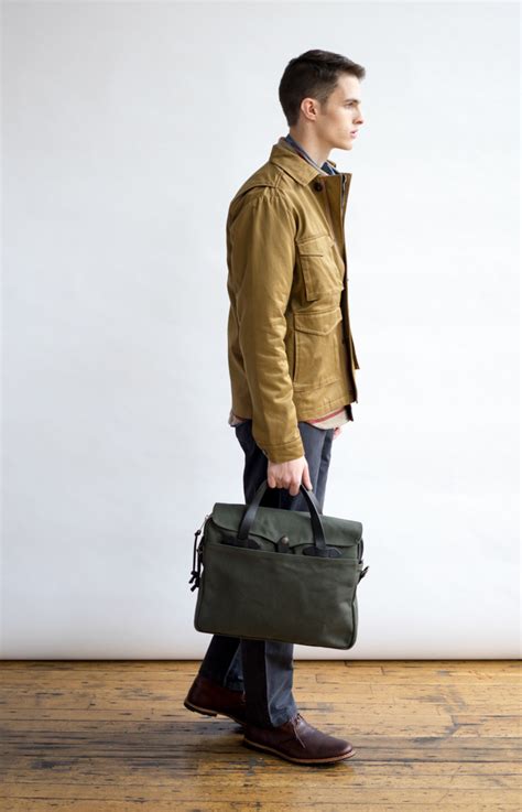 Filson Original Briefcase Otter Green Garmentory