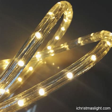 Warm white holiday outdoor led rope lights | iChristmasLight