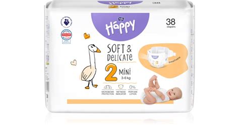 Bella Baby Happy Soft Delicate Size 2 Mini Disposable Nappies Notino Ie