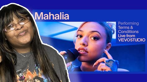 Mahalia Terms Conditions Live Vevo Studio Performance Reaction