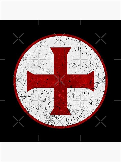 "Crusader Cross Flag" Pin for Sale by quark | Redbubble