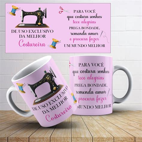 Caneca Personalizada De Uso Exclusivo Da Melhor Costureira Elo7