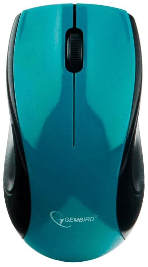 Беспроводная компактная мышь Gembird MUSW-320-B Blue USB, голубой ...
