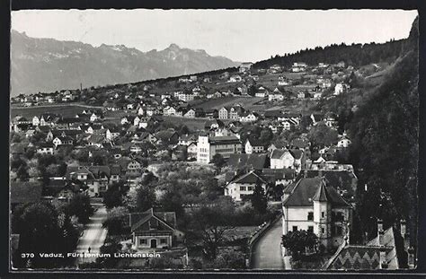 Ansichtskarte Vaduz Gesamtansicht Aus Der Vogelschau EBay