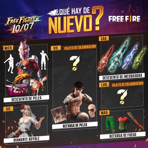 La Agenda Semanal De Free Fire Hoy Bryna Marleah